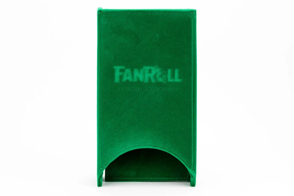 FanRoll - Fold Up Velvet Dice Tower (Green)