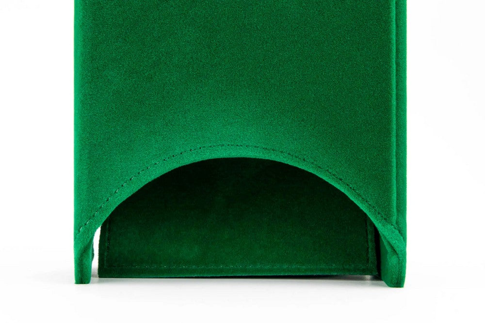 FanRoll - Fold Up Velvet Dice Tower (Green)