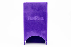 FanRoll - Fold Up Velvet Dice Tower (Purple)