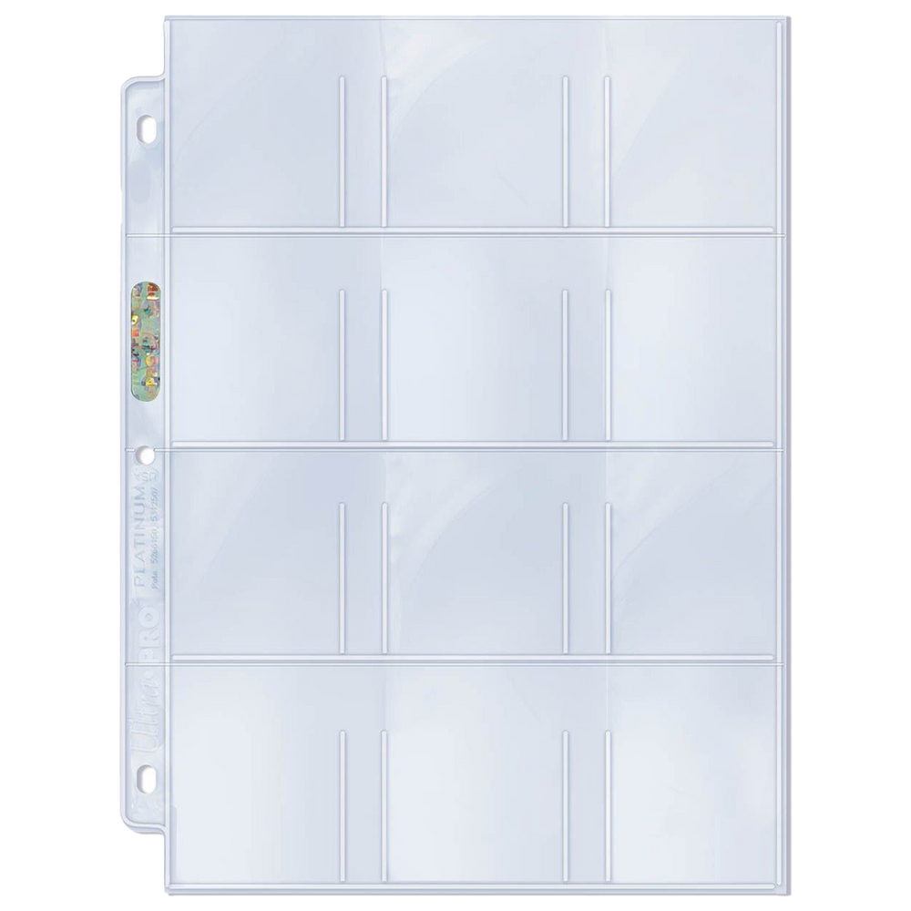 Ultra PRO: Platinum Hologram Standard 9-Pocket Pages - 3-Holes (single page)