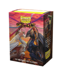 Dragon Shield: Standard 100ct Brushed Art Sleeves - Valentine Dragons (2023)
