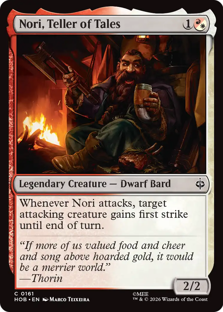 Nori, Teller of Tales [The Hobbit]