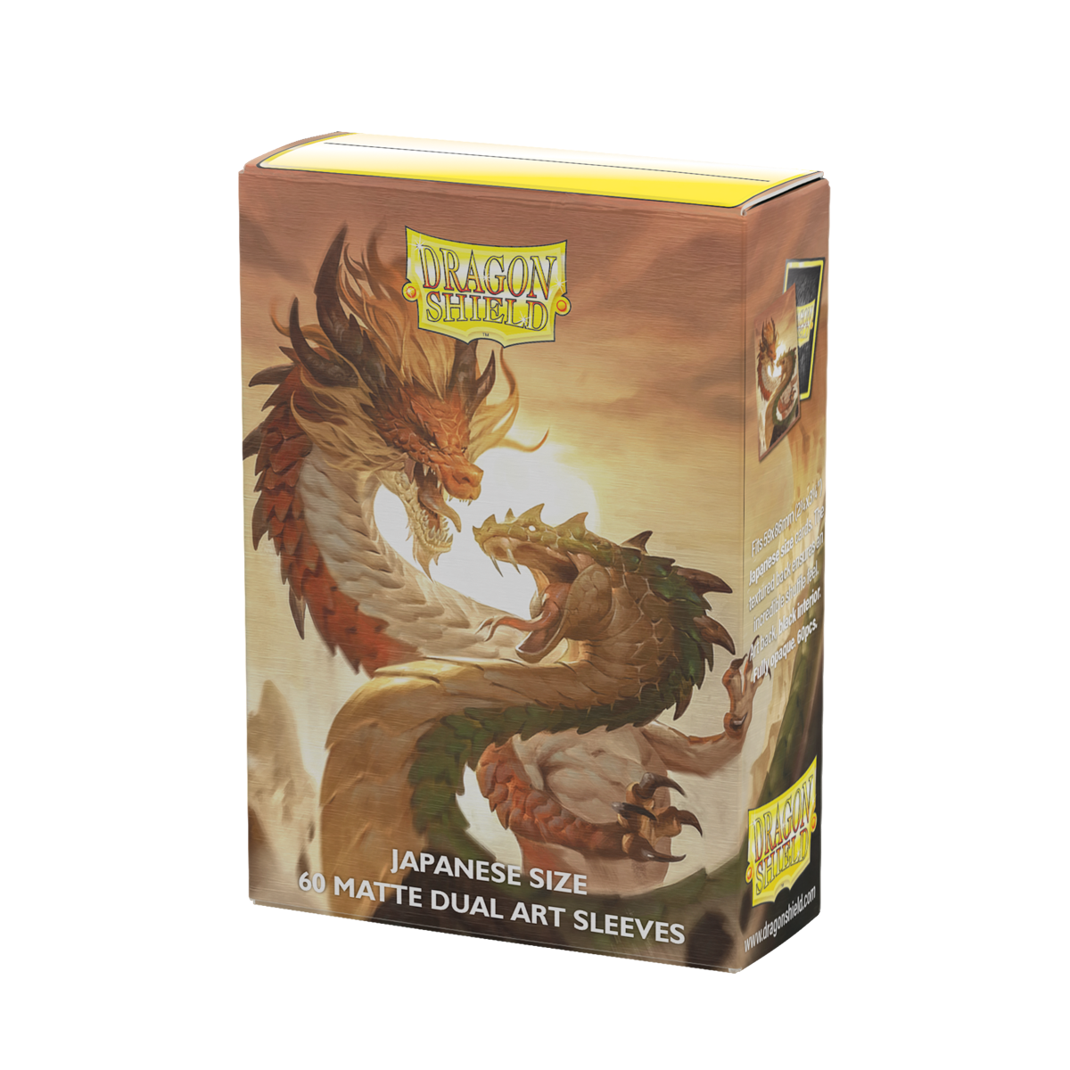 Dragon Shield: Japanese Size 60ct Art Sleeves - Wood Snake 2025 (Dual Matte)