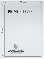 Gamegenic: Standard Size Sleeves 100ct - Prime Green 66 x 91 mm