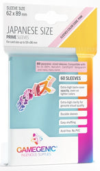 Gamegenic: Japanese Size 60ct - Clear Prime Sleeves
