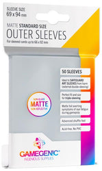 Gamegenic: Standard Size Outer Sleeves 50ct - Prime Matte 69 x 94 mm