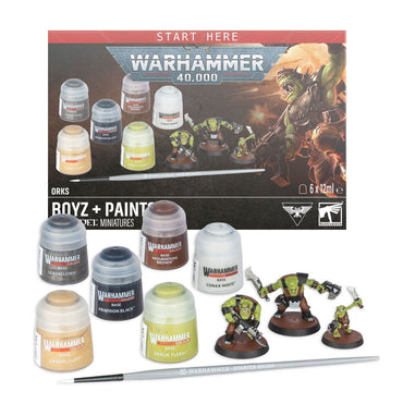Warhammer 40,000: Orkz - Boyz + Paint Set
