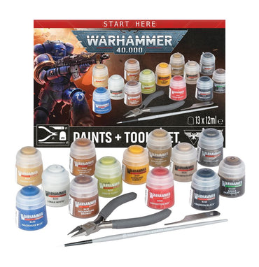 Warhammer 40,000: Paint Set + Tools (2026)