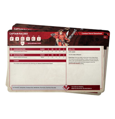 Warhammer 40,000: Datasheet Cards - Blood Angels 10th Edition