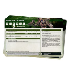 Warhammer 40,000: Datasheet Cards - Death Guard 10th Edition