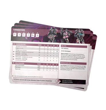 Warhammer 40,000: Datasheet Cards - Emperor's Children 10th Edition
