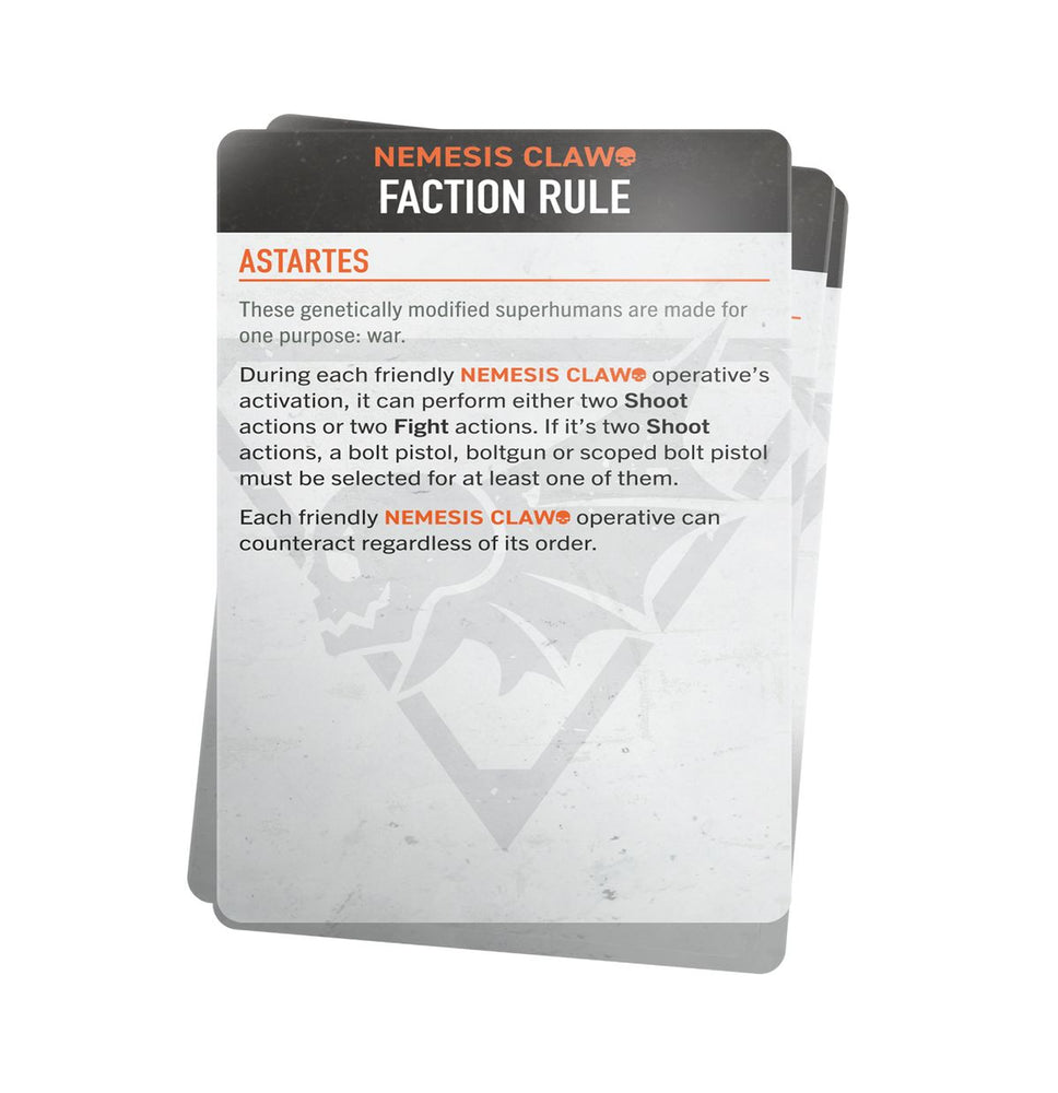 Kill Team: Nemesis Claw - Datacards