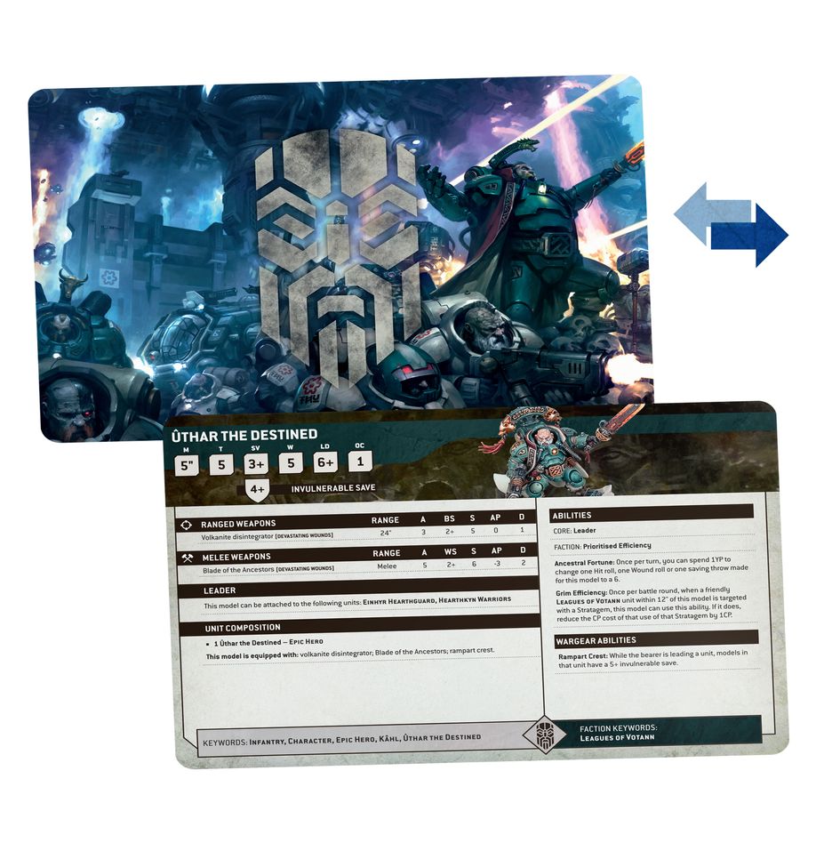 Warhammer 40,000: Datasheet Cards - Leagues of Votann 10th Edition