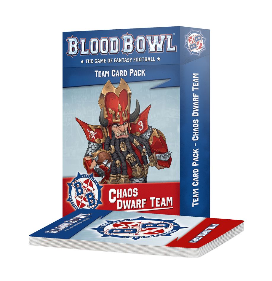 Blood Bowl: Second Season Edition - Chaos Dwarf Team Cards (2024)