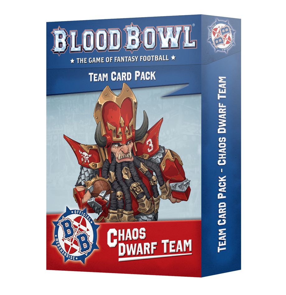 Blood Bowl: Second Season Edition - Chaos Dwarf Team Cards (2024)