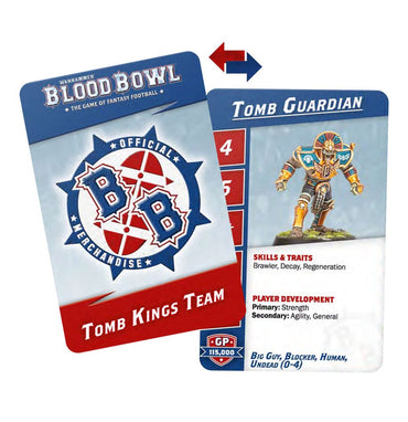 Blood Bowl: Third Season Edition - Tomb Kings Team Reference Card Pack (2025)