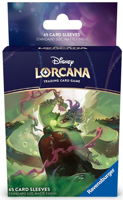 Disney Lorcana: Card Sleeves (Ursula / 65-Pack)