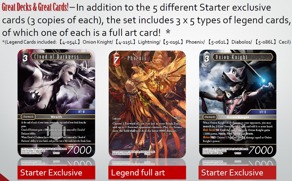 Final Fantasy TCG - Two Player Starter Set Wraith Vs Knight