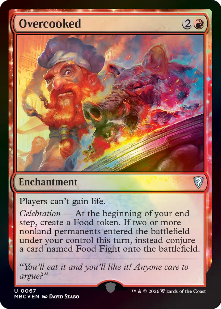 Overcooked [Mystery Booster: Commander Edition]