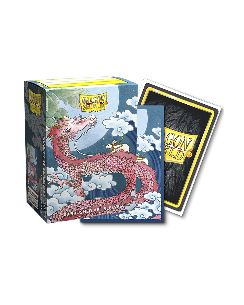 Dragon Shield: Standard 100ct Brushed Art Sleeves - Water Rabbit (2023)