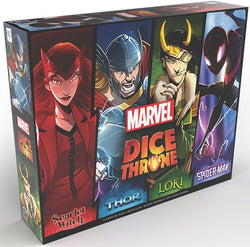 Dice Throne Marvel 4 Hero Box - Miles Morales: Spider-man V Scarlet Witch V Loki V Thor
