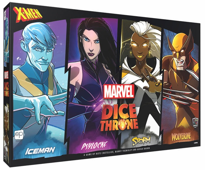 Dice Throne Marvel: X-Men 4 Hero Box 1 - Iceman v Psylocke v Storm v Wolverine