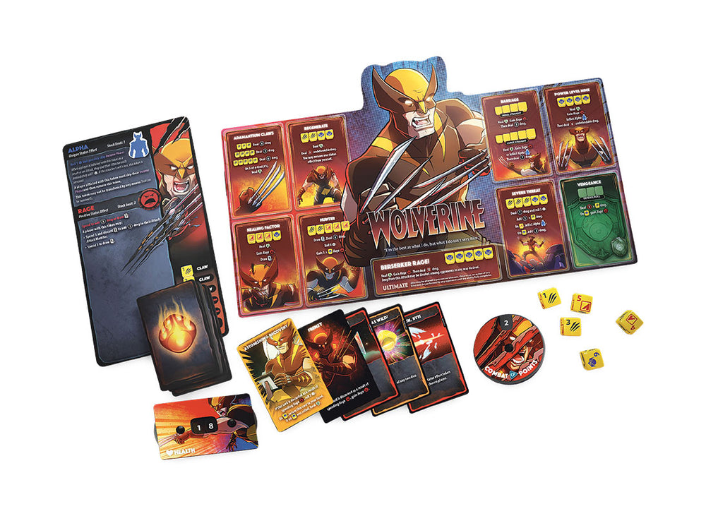 Dice Throne Marvel: X-Men 4 Hero Box 1 - Iceman v Psylocke v Storm v Wolverine