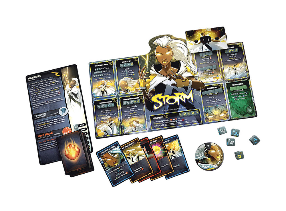 Dice Throne Marvel: X-Men 4 Hero Box 1 - Iceman v Psylocke v Storm v Wolverine