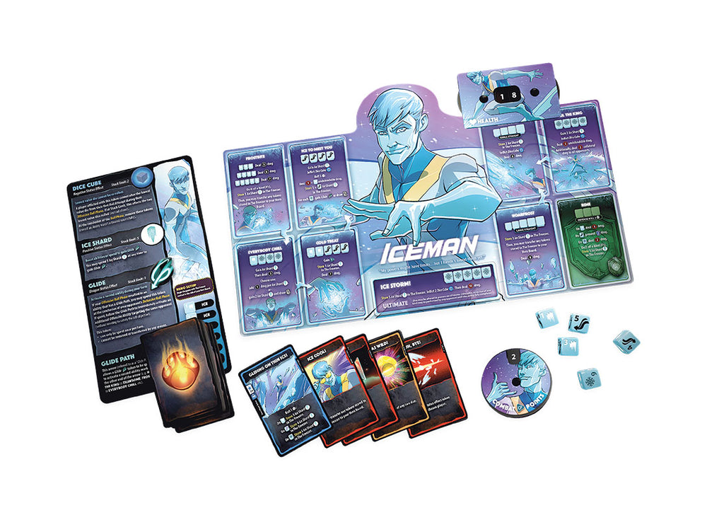 Dice Throne Marvel: X-Men 4 Hero Box 1 - Iceman v Psylocke v Storm v Wolverine