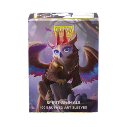Dragon Shield: Standard 100ct Brushed Art Sleeves - The Dragowlis