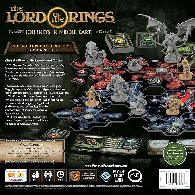 The Lord of the Rings - Journeys In Middle Earth: Shadowed Paths