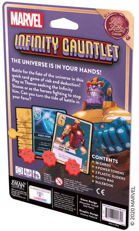 Infinity Guantlet - A Love Letter Game
