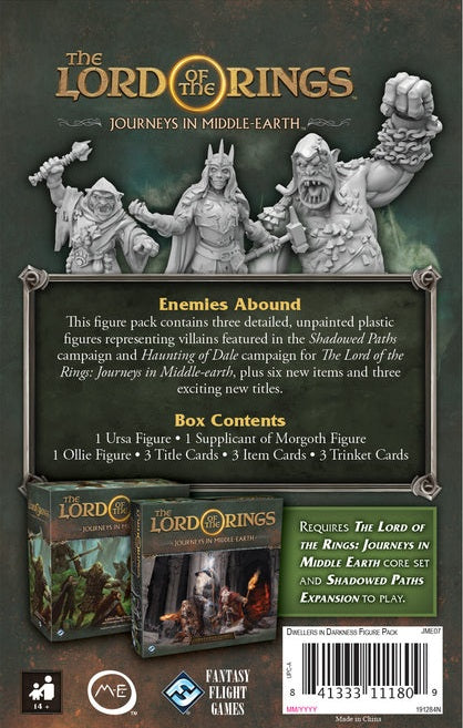 The Lord of the Rings - Journeys In Middle-earth: Dwellers In Darkness Figure Pack