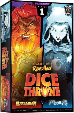Dice Throne Season One ReRolled: Battle 1 - Barbarian V Moon Elf
