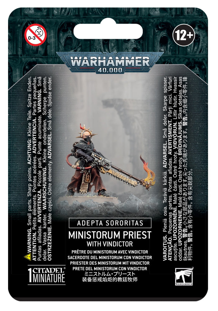 Warhammer 40,000: Adepta Sororitas - Ministorum Priest with Vindicator