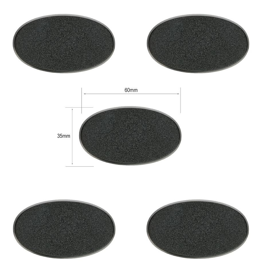 Citadel 60x35mm Oval Bases 5pk