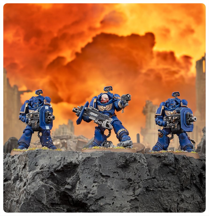 Warhammer 40,000: Space Marines - Eradicator Squad with Heavy Bolters