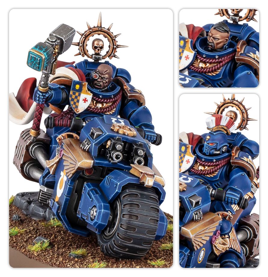 Warhammer 40,000: Space Marines - Captain on Bike