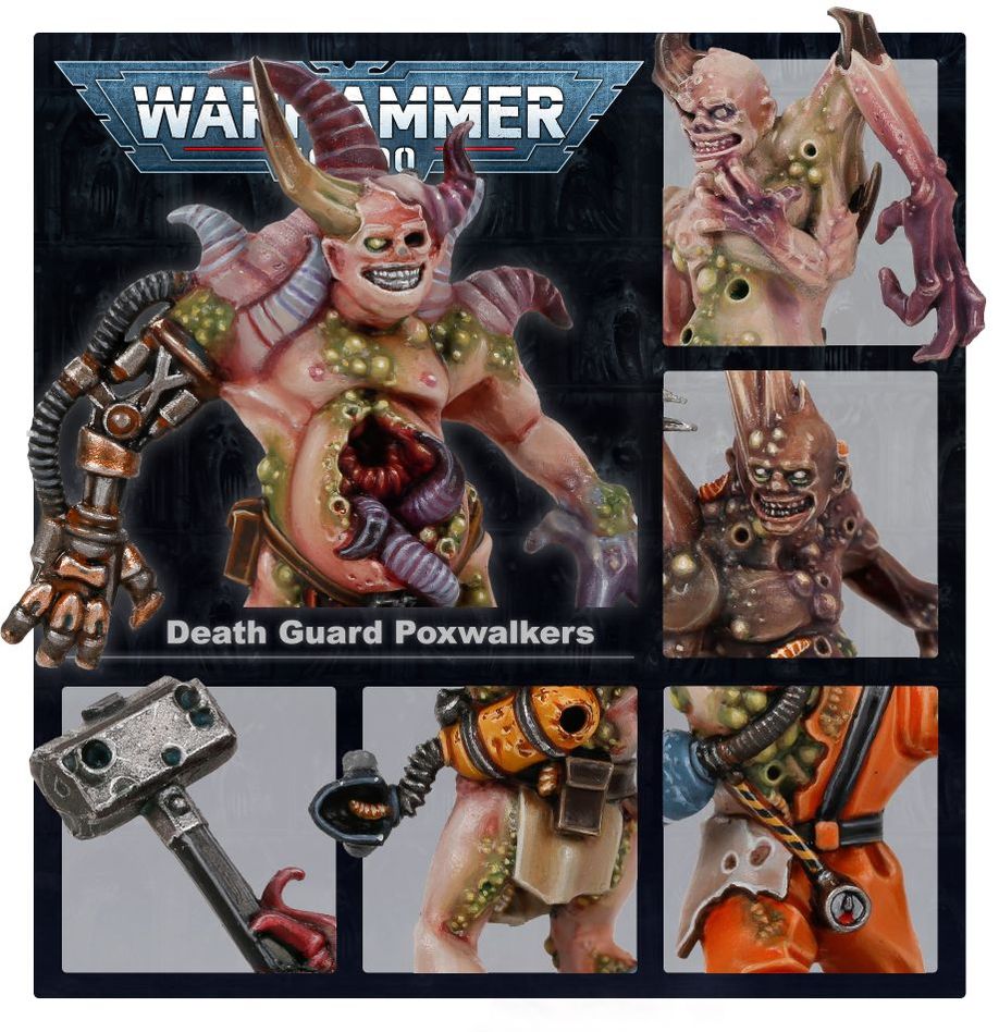 Warhammer 40,000: Death Guard - Poxwalkers