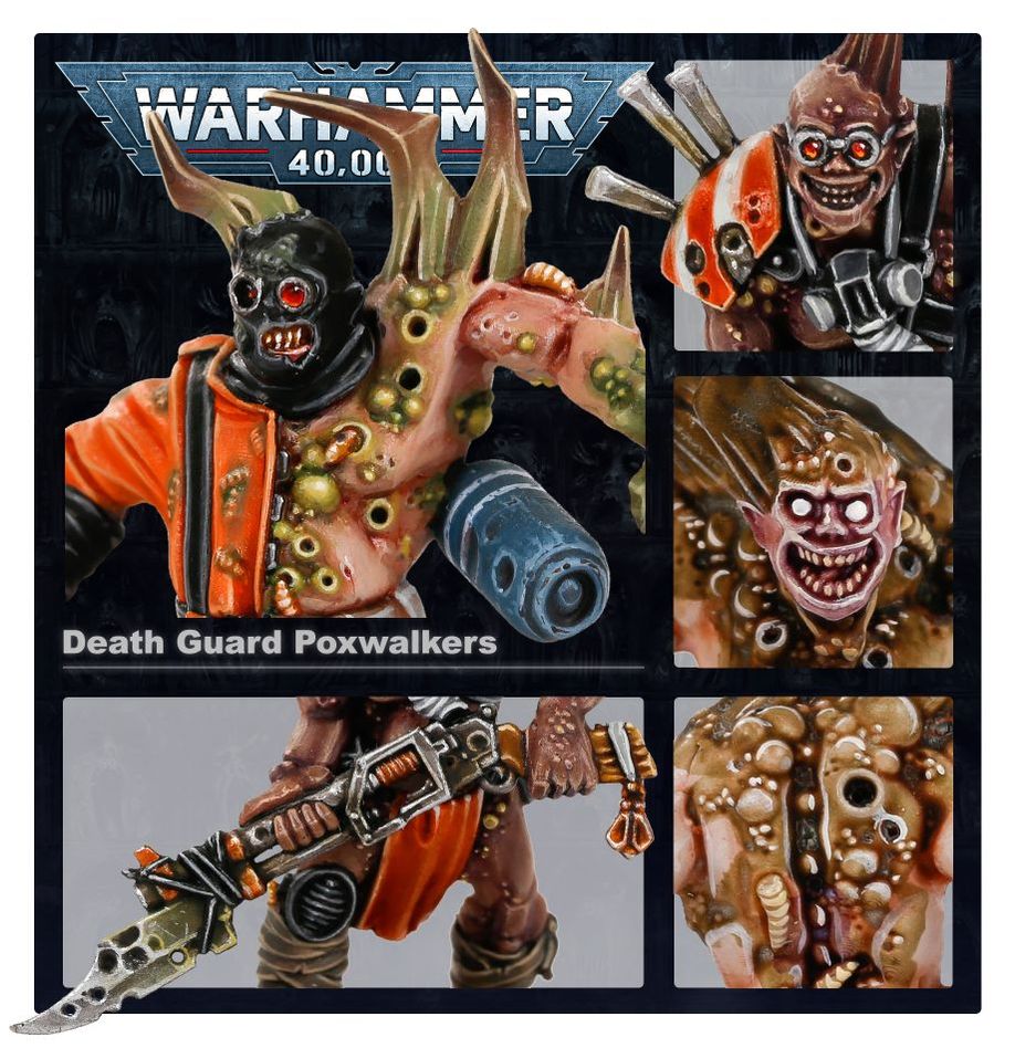 Warhammer 40,000: Death Guard - Poxwalkers