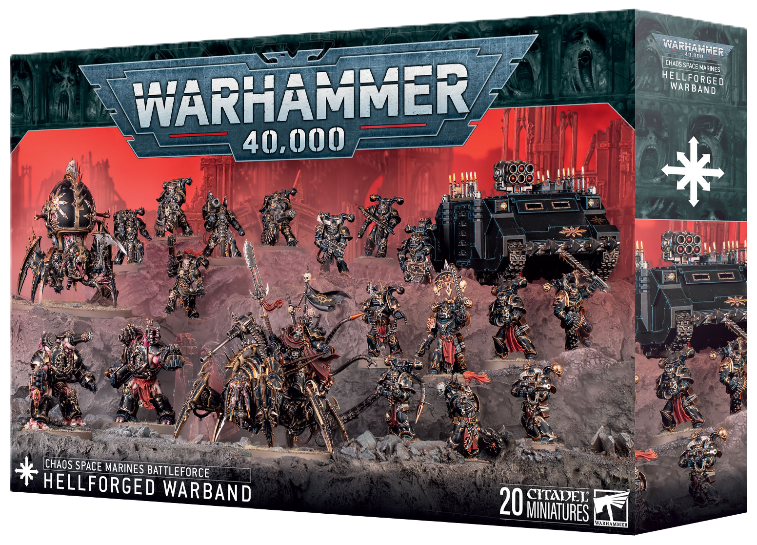 Warhammer 40,000: Chaos Space Marines - Hellforged Warband Battleforce