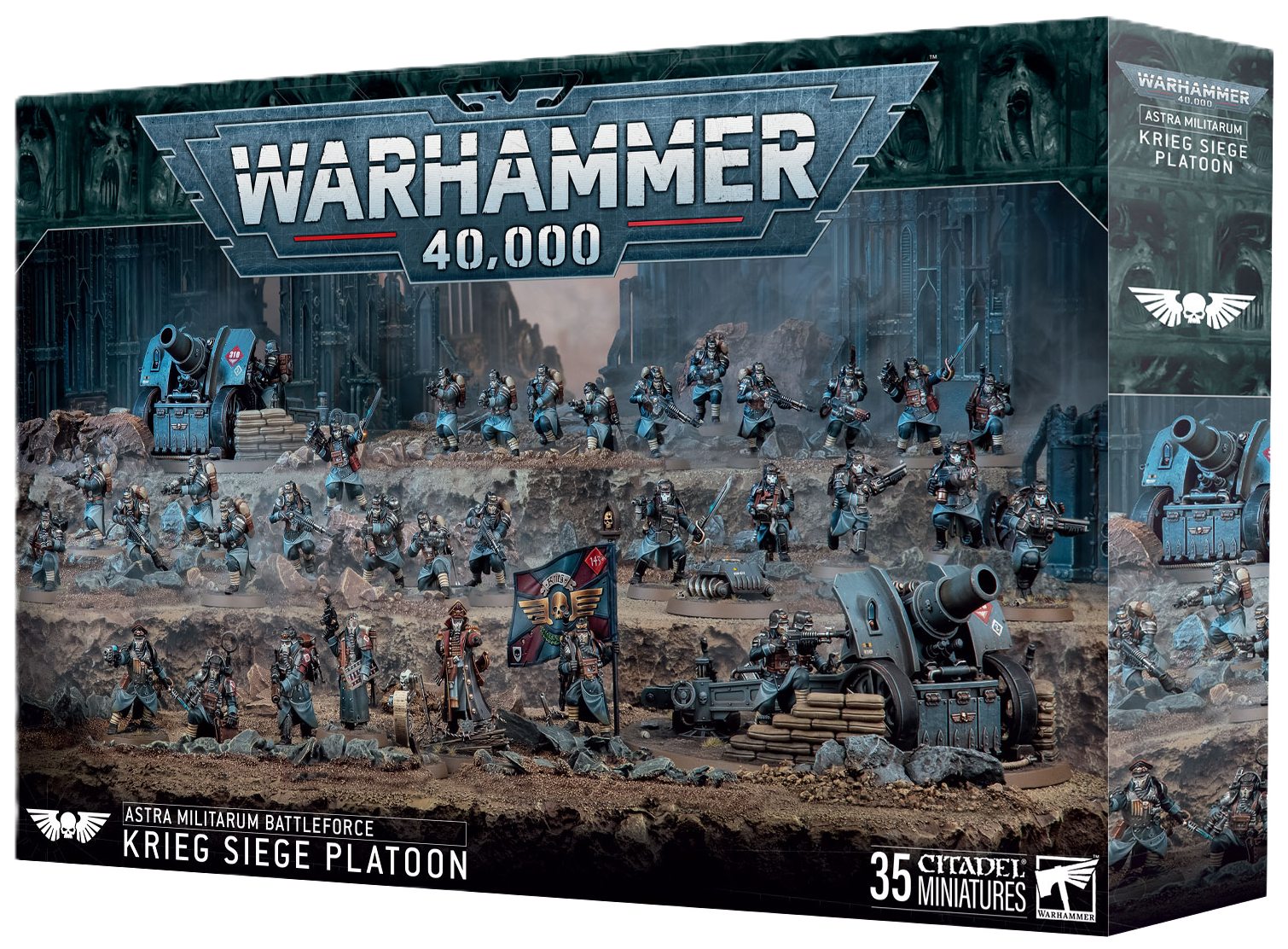 Warhammer 40,000: Astra Militarum - Krieg Siege Platoon Battleforce