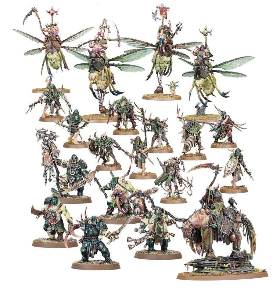 Warhammer Age Of Sigmar: Maggotkin of Nurgle - Shudderblight Cyst Battleforce