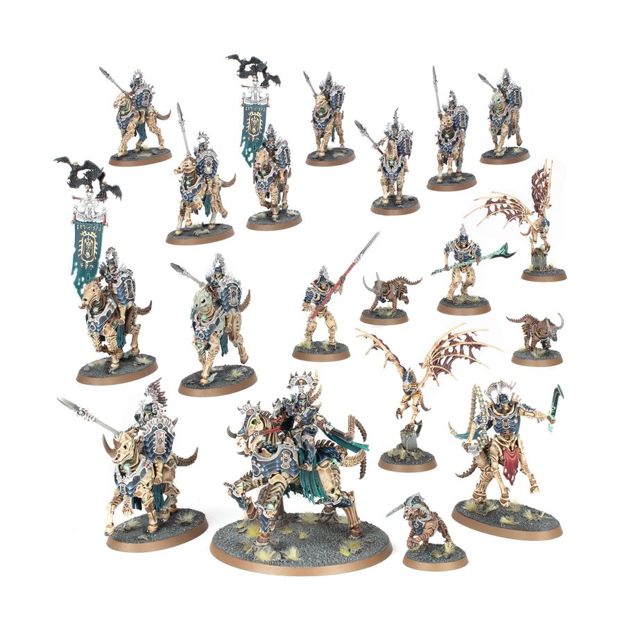 Warhammer Age Of Sigmar: Spearhead - Ossiarch Bonereapers: Kavalos Vanguard
