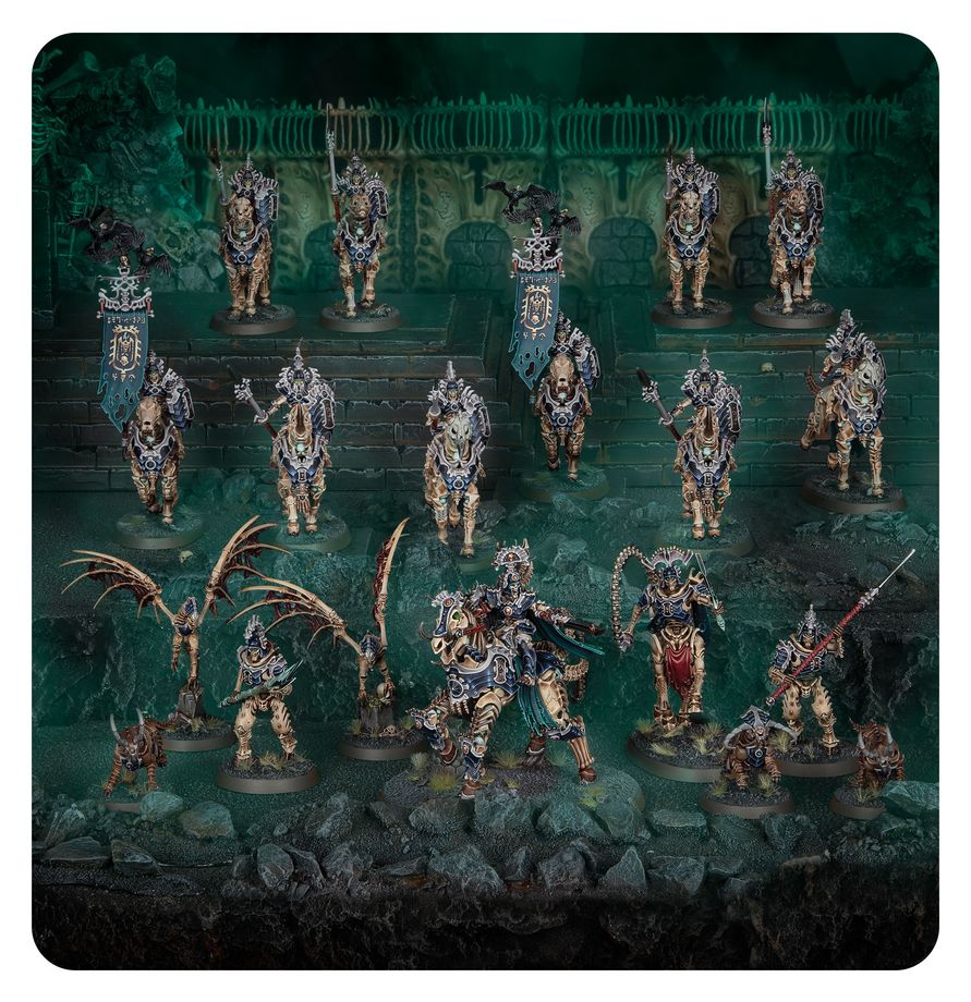 Warhammer Age Of Sigmar: Spearhead - Ossiarch Bonereapers: Kavalos Vanguard