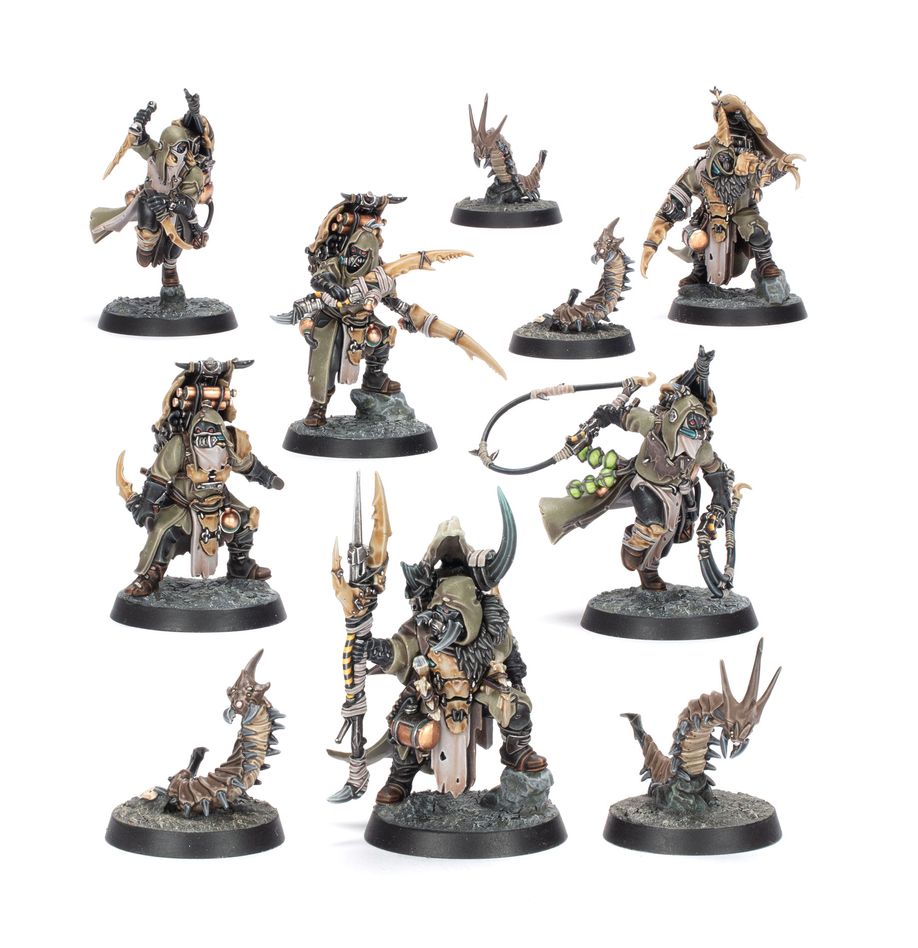 Necromunda: Ash Wastes Nomads - Sha'dar Hunters and Arthromite Spinewyrms