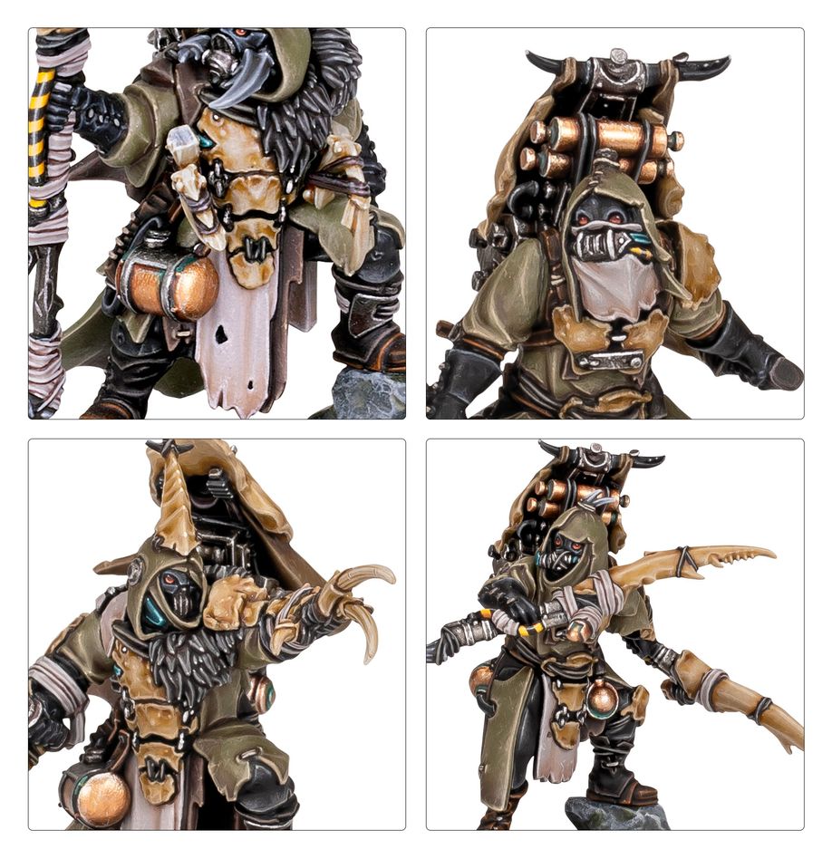 Necromunda: Ash Wastes Nomads - Sha'dar Hunters and Arthromite Spinewyrms