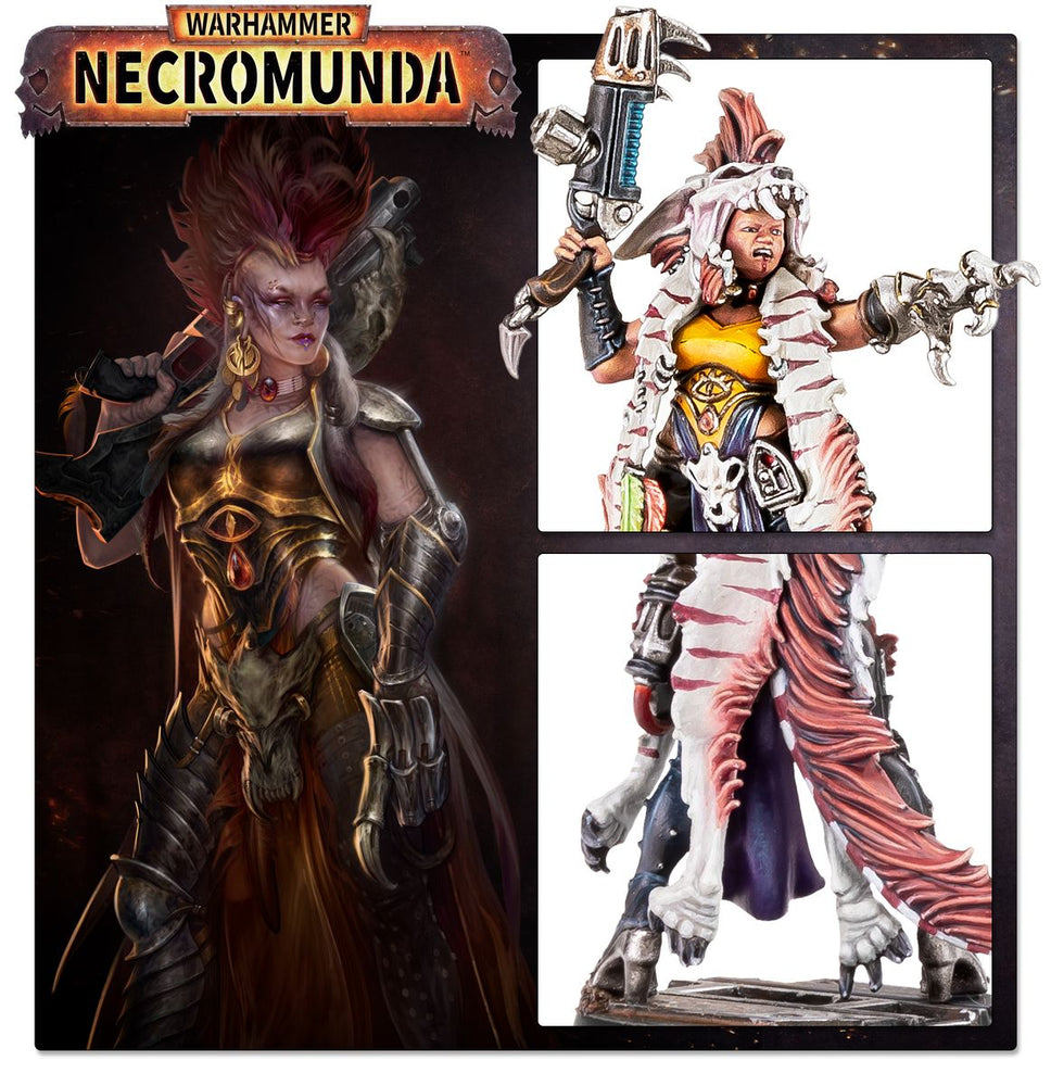 Warhammer Necromunda: Escher Gang Matriarchs & Phyrr Cats