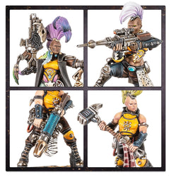 Warhammer Necromunda: Escher Gang Matriarchs & Phyrr Cats