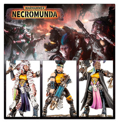 Warhammer Necromunda: Escher Gang Matriarchs & Phyrr Cats